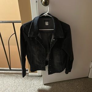 Venus black  denim jacket. Worn once